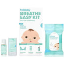 Fridababy Breathe Easy Kit includes vapor wipes, chest balm, and essential oil for relieving congestion in babies.