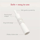 Fart Freeing Essentials product with a soft, rounded tip, parent-proof stopper, and easy-hold design.