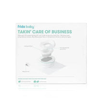 FridaBaby Potty Cleanup Essentials box features leak-proof liners, stay-put mats, and instructions for potty training.