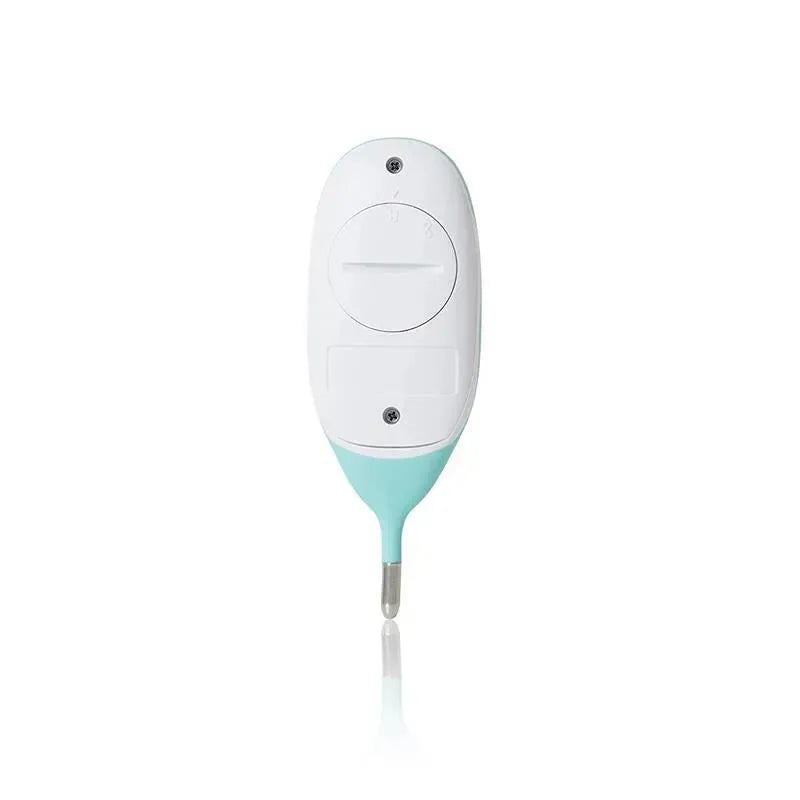 Quick-Read Rectal Thermometer with a white body and light teal tip, designed for accurate temperature measurement.