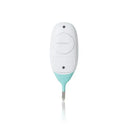 Quick-Read Rectal Thermometer with a white body and light teal tip, designed for accurate temperature measurement.