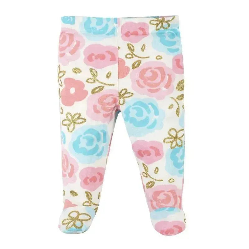 Gerber - 3Pc Take me home Set (Side Snap Mitten Cuff Shirt, Footed Pant & Cap) - Girl Princess Image 2