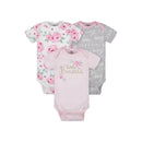 Gerber - 3Pk Baby Girl Onesies Little Princess Image 1