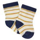Gerber - 6-Pack Baby Boys Fox Wiggle Proof® Jersey Crew Socks, Fox Image 5