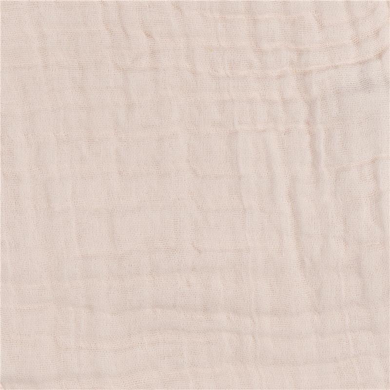 Muslin burp cloth in soft pink, large size 20 x 10 inches, featuring a textured, lightweight fabric suitable for babies.