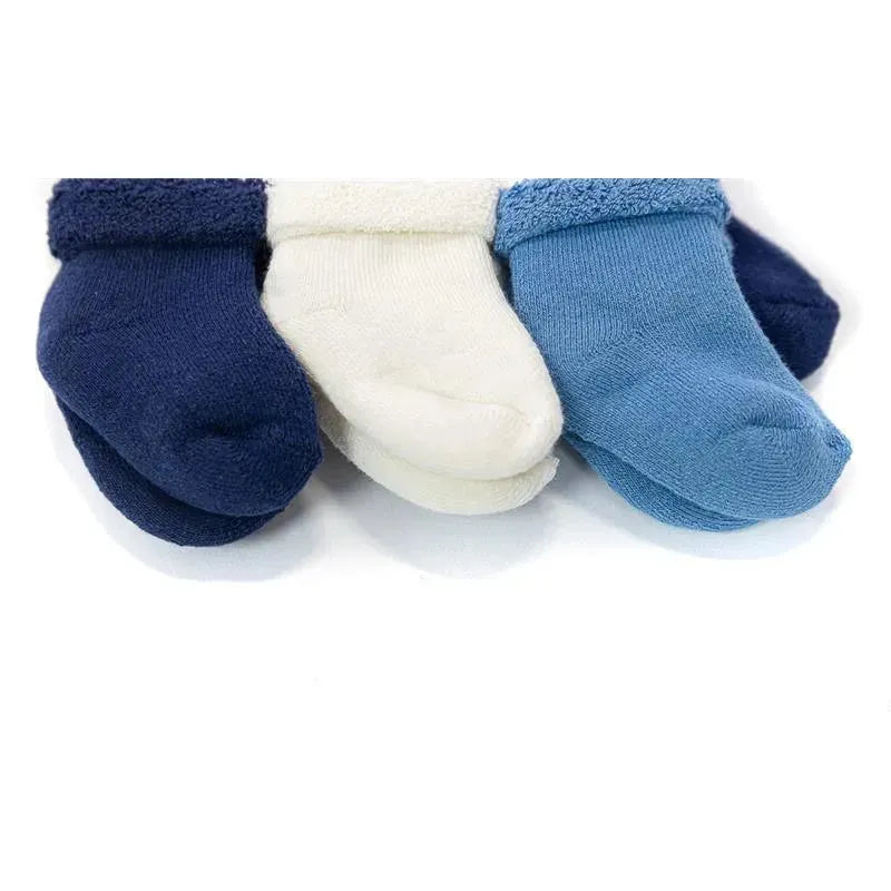 Gerber 6pk Fox Wiggle Proof Baby Terry Socks.
