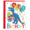 Gina B Designs - Birthday Greetings Card Birthday Dino Image 1