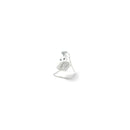 Graco Simple Sway Portable Baby Swing in white, featuring a cozy seat with a safety harness and hanging star toys.