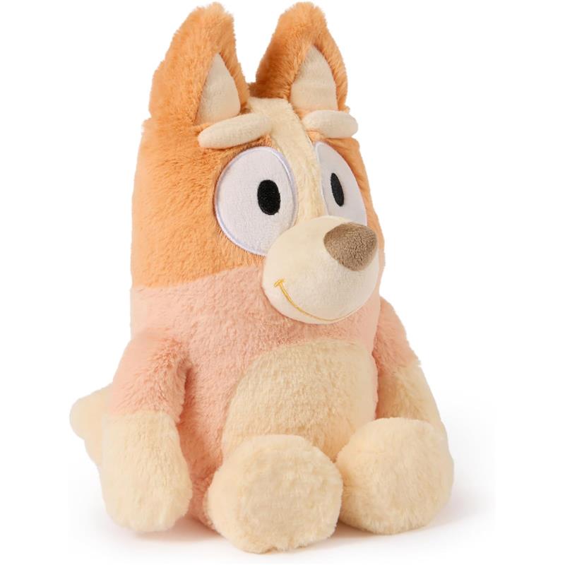 Gund Bingo Plush, a soft and cuddly plush toy with orange and beige fur, large eyes, and a happy expression.