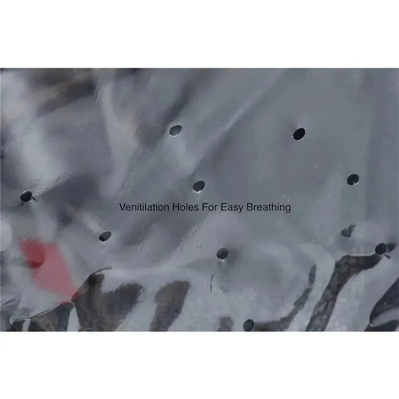 Weather shield for H.I.S. Jeep Travel System, featuring ventilation holes for airflow.