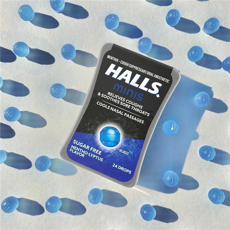Halls - Minis Menthol-Lyptus 24 Ct Image 10