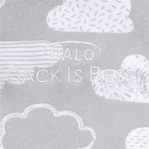 HALO SleepSack Swaddle 100% Cotton 1.5 TOG - Clouds, Newborn Image 2