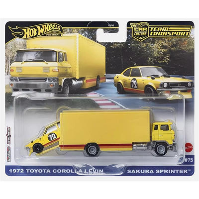 Hot Wheels - Premium 1972 Toyota Corolla Levin & Sakura Sprinter Image 1
