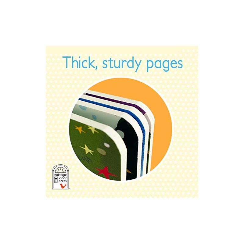 Thick, sturdy pages of the Daddy And Me Finger Puppet Book by House Of Marbles shown against a dotted background.