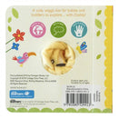 A colorful finger puppet book featuring a wiggly lion, with engaging prompts for babies and toddlers to explore with Daddy.
