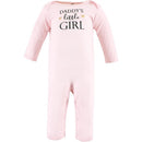 Hudson Baby Cotton Coveralls 3-Pack - Girl Daddy