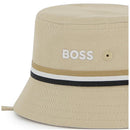 Hugo Boss Baby - FISHERMAN's HAT WITH FASTENERS Stone Image 3