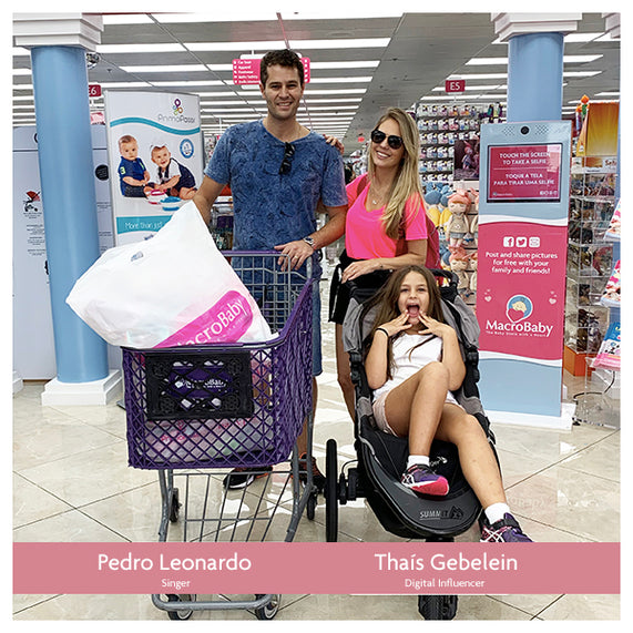 Pedro Leonardo e Thaís Gebelein na MacroBaby