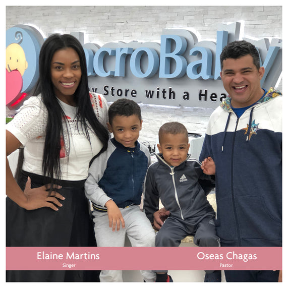 Oseas Chagas e Elaine Martins na MacroBaby