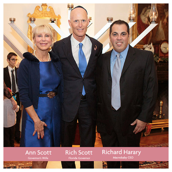Richard Harary, Governador da Flórida Rich Scott e Ann Scott na MacroBaby