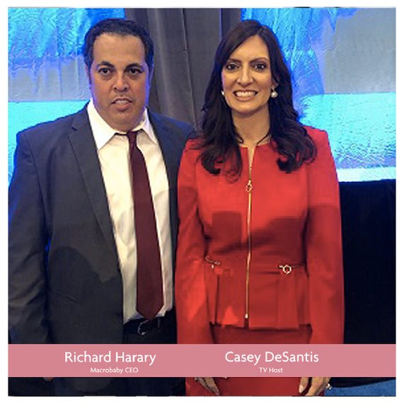 Richard Harary e Casey DeSantis na MacroBaby