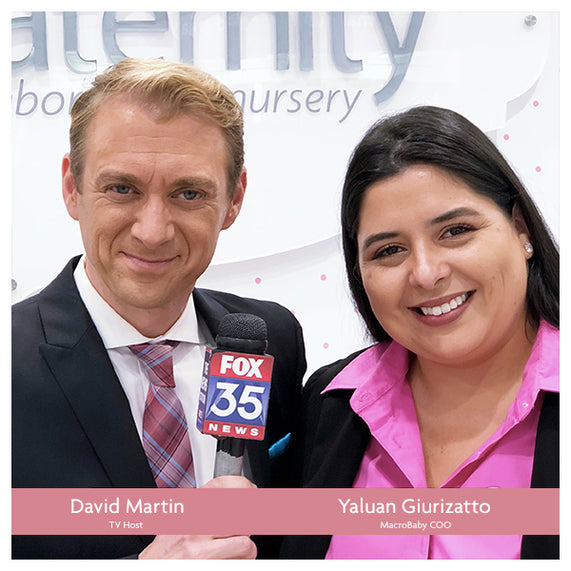 David Martin from Fox News Orlando Showing the Dolls Maternity Experience