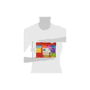 Infantino Squeeze & Stack Block Set features colorful blocks in a clear carrying bag, measuring 7.2 inches tall.