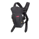 Infantino Swift Classic Baby Carrier in black, designed for comfortable baby carrying with adjustable straps and a secure fit.