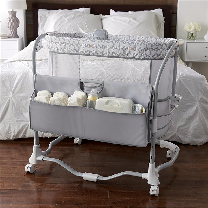 Ingenuity - Dream & Grow Bedside Baby Bassinet Adjustable Height Crib, Dalton Image 3