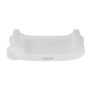 Fast Dining Tray Plus by Inglesina, a white plastic tray with raised edges and a cup holder.