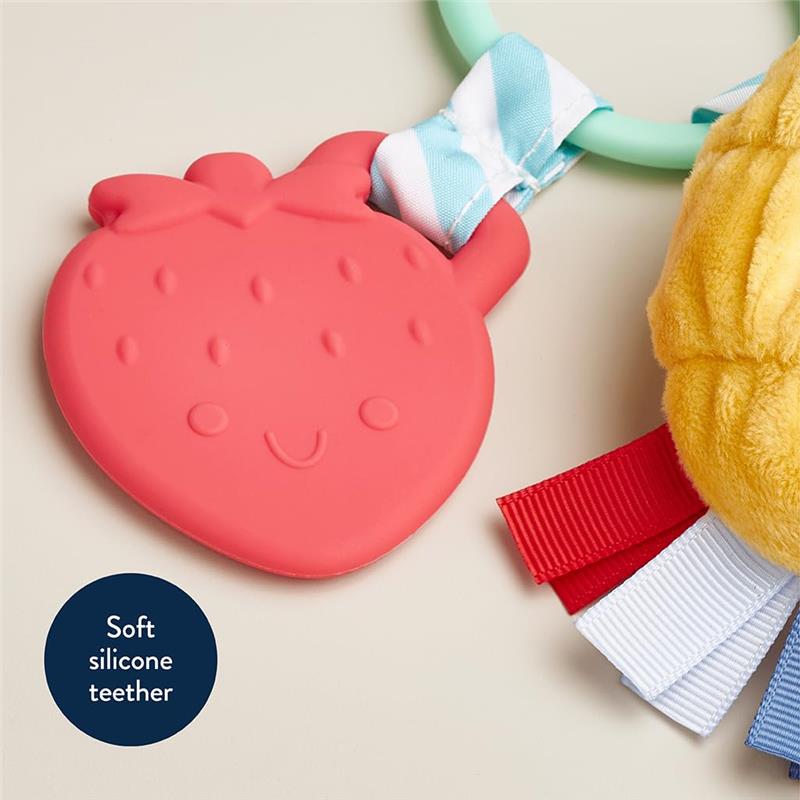 Itzy Ritzy - Infant Toy & Teether Itzy Pal Baby Teething Toy Includes Lovey, Croissant Image 4