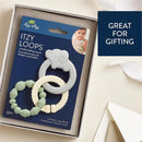 Itzy Ritzy - Linkable Teething Ring Set, Elephant Image 6