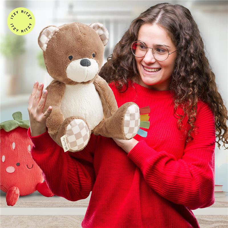 Itzy Ritzy Snuggles Plush Toy, Soft Stuffed Animal for Newborns & Up, Bear