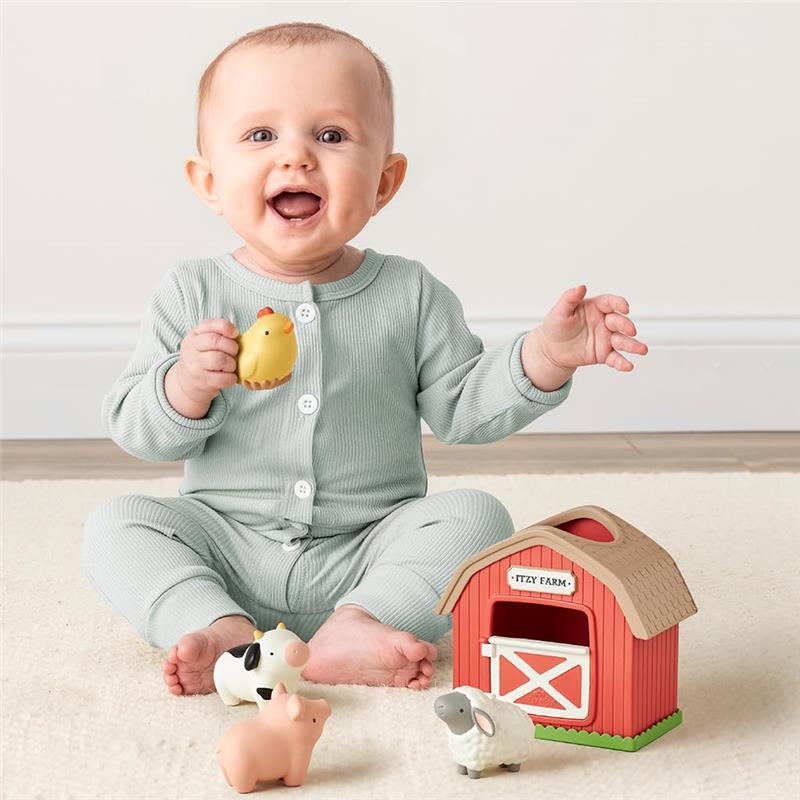 Itzy Ritzy - Spill And Fill Activity Toy Farm Friends Image 2