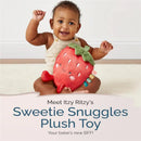 Itzy Ritzy - Sweetie Snuggles Plush, Strawberry Image 3