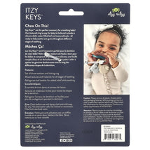 Teething Keys Tropical by Itzy Ritzy, featuring a textured silicone koala and sloth, designed for soothing teething babies.