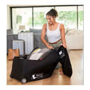 J.L. Childress - Premier Infant Car Seat Travel Bag Pad + Wheels, Black Image 4
