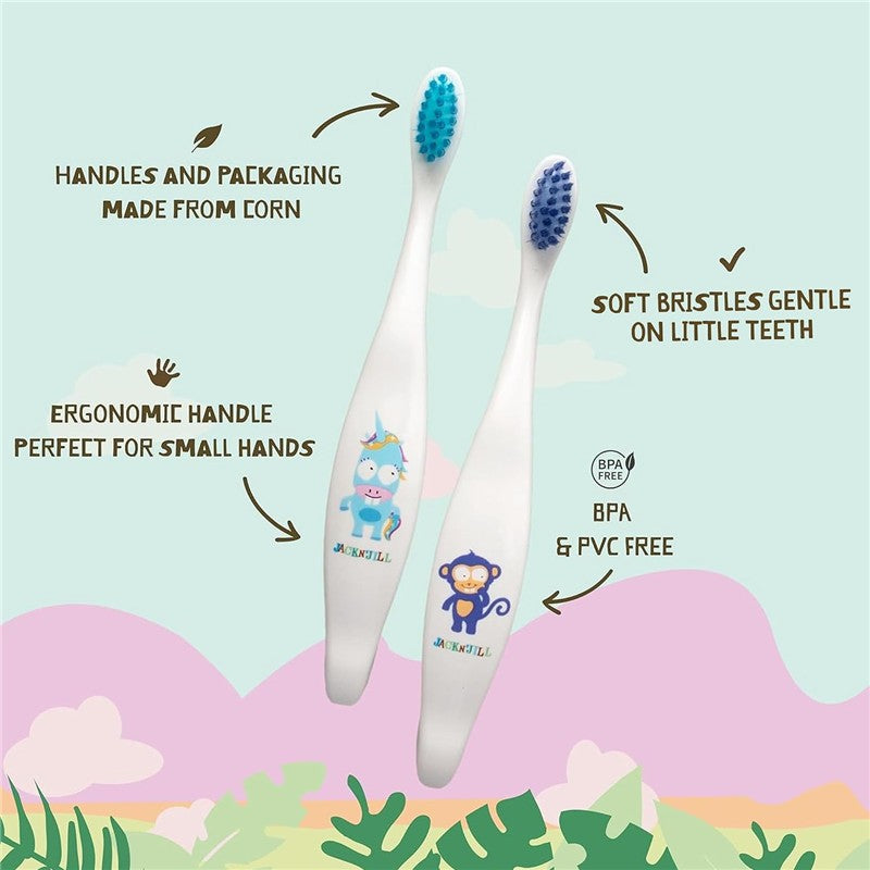 Jack N' Jill Kids Toothbrush - Monkey Image 4
