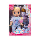 Interactive 13-inch Stitch-inspired doll from Jakks Disney Darlings, featuring a glowing design and accessories.