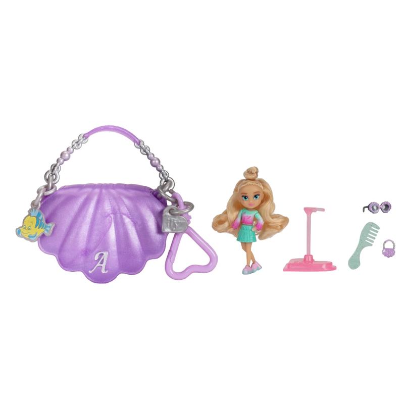 Jakks - Disney Ily Tote-ILY-Teenies 2.25 inch Tall Ariel Inspired Doll with Matching Purse Image 3