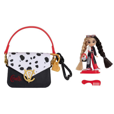 Jakks - Disney Ily Tote-ILY-Teenies 2.25 inch Tall Cruella Inspired Doll with Matching Purse Image 1