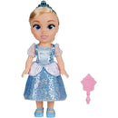 Cinderella large doll from Jakks, featuring a blue gown, tiara, and a pink accessory.