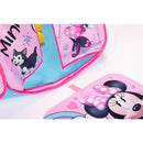 Minnie Mouse-themed ball pit arena with 20 colorful balls and an illustrated pink mat featuring Minnie Mouse.