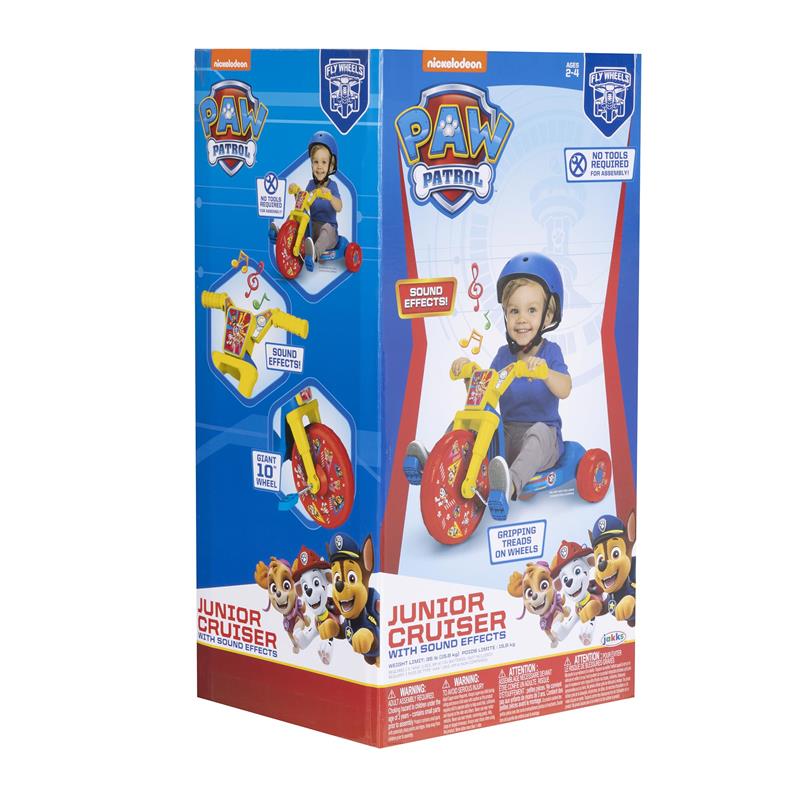 Jakks - Paw Patrol Ride-On 10 Fly Wheel Junior Cruiser Tricycle Image 6