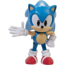 Sonic the Hedgehog 2.5-inch figure with blue body, white gloves, and red shoes, posing with one hand raised.