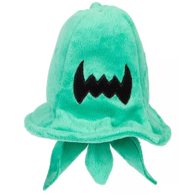 Jade green plush toy shaped like a jellyfish with black facial features, representing the Jakks Sonic character.