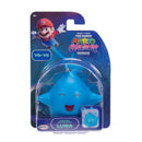Blue Luma retractable star yo-yo toy from The Super Mario Galaxy Movie, featuring a smiling blue star character.