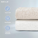Jool Baby - Change Pad Cover Wave, White/Oat Image 5