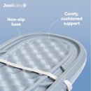 Premium baby changing pad in blue featuring a non-slip base and cushioned support for comfort.
