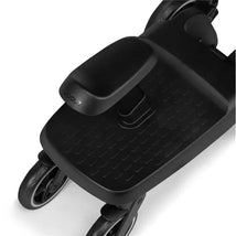 Joolz Aer+ footboard, featuring a textured surface and a side handle for toddlers to easily ride along on a stroller.